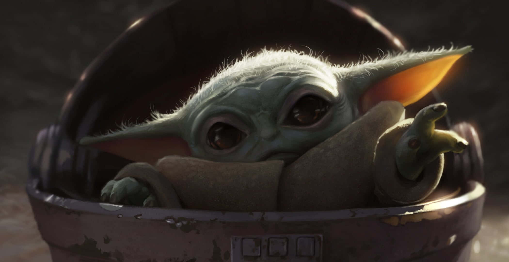 The cutest little green guy around, Baby Yoda
