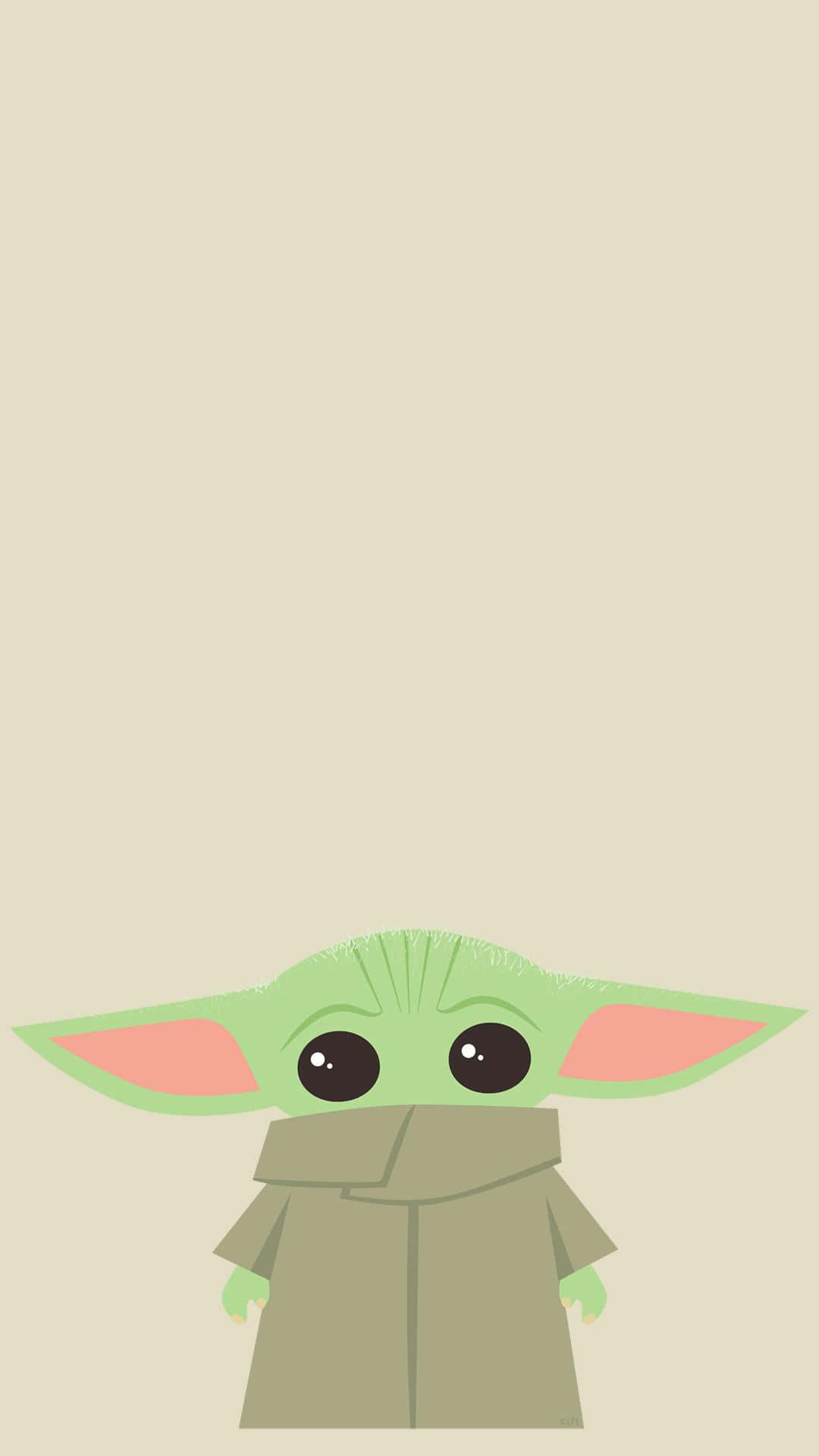 Baby Yoda cherishes each moment with his master Wallpaper