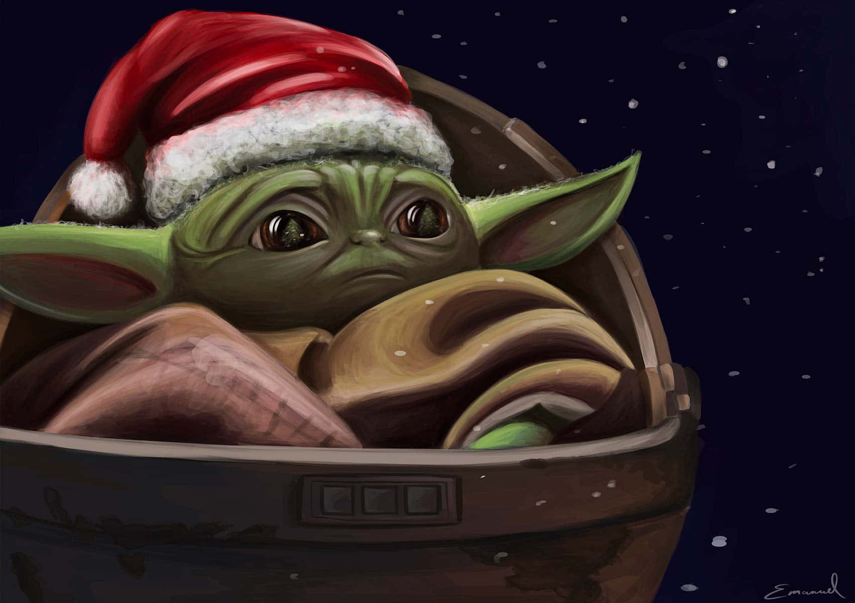 "this Christmas, May The Force Be With You!" Wallpaper