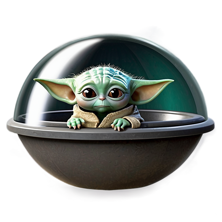 Baby Yoda In Pod Png Kpf PNG