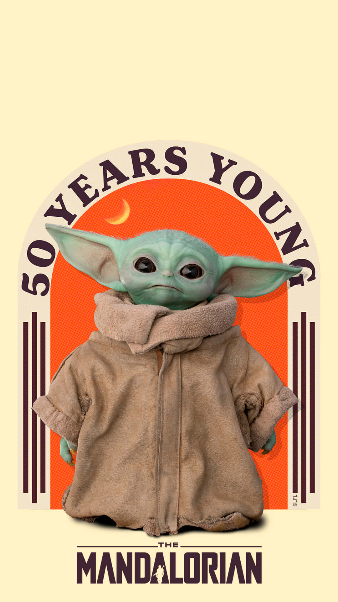 Få din officielle Baby Yoda-telefon til alle dine intergalaktiske behov. Wallpaper