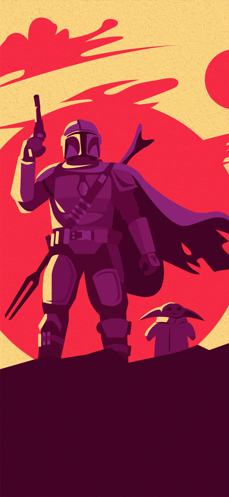 Star Wars Boba Fett-plakat Wallpaper