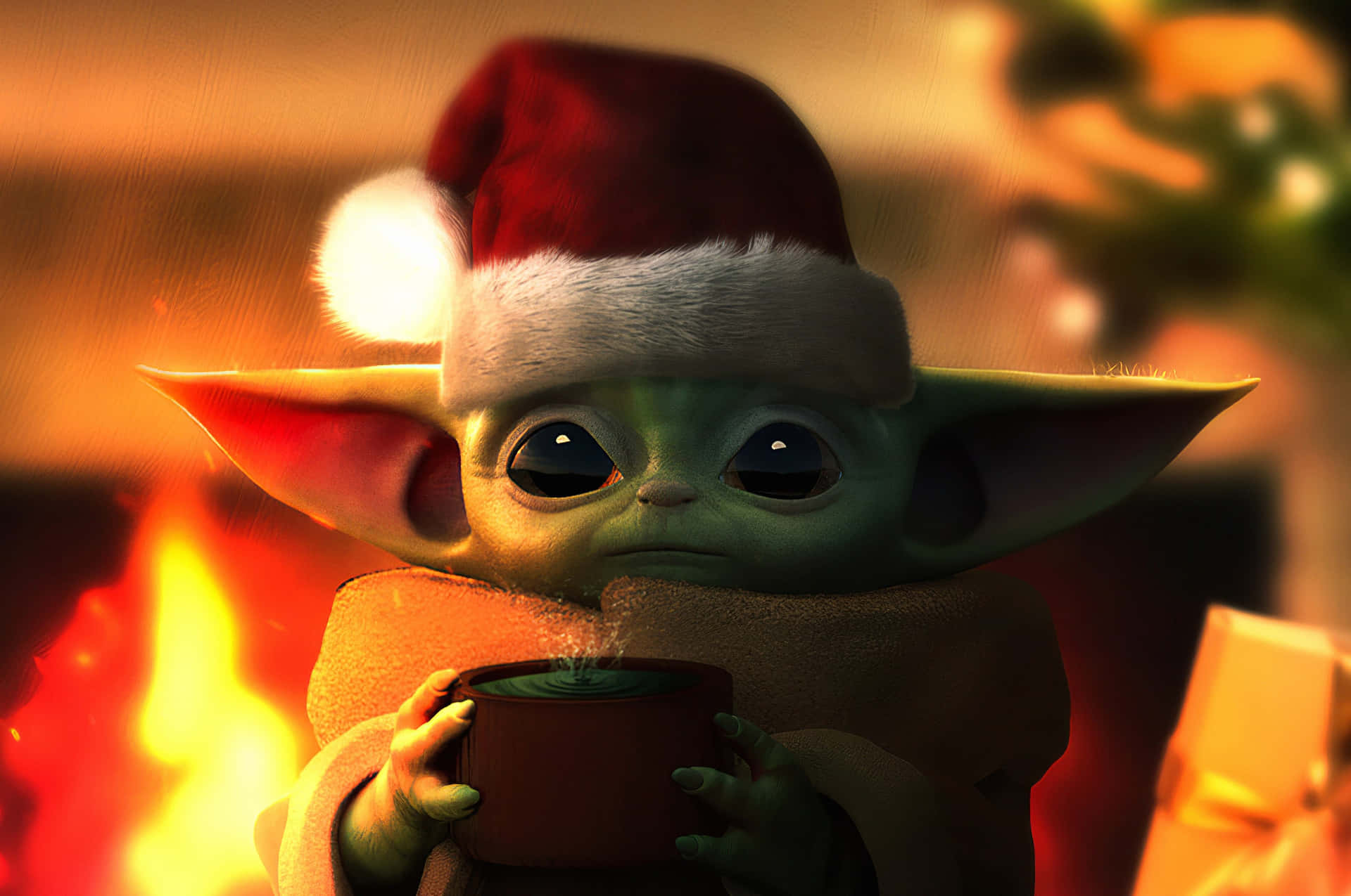 The adorable Baby Yoda