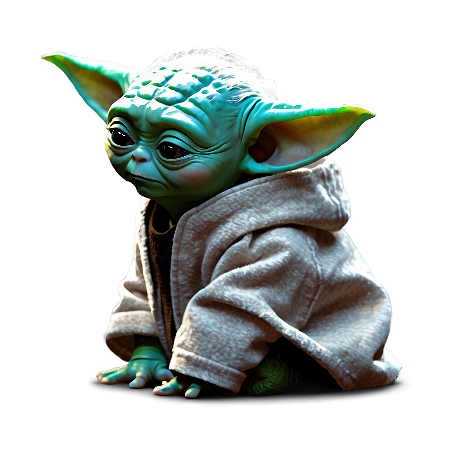 Download Baby Yoda Sad Expression Png Mub61 | Wallpapers.com