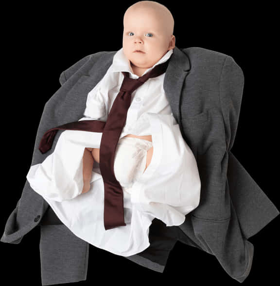 Babyin Oversized Business Suit PNG