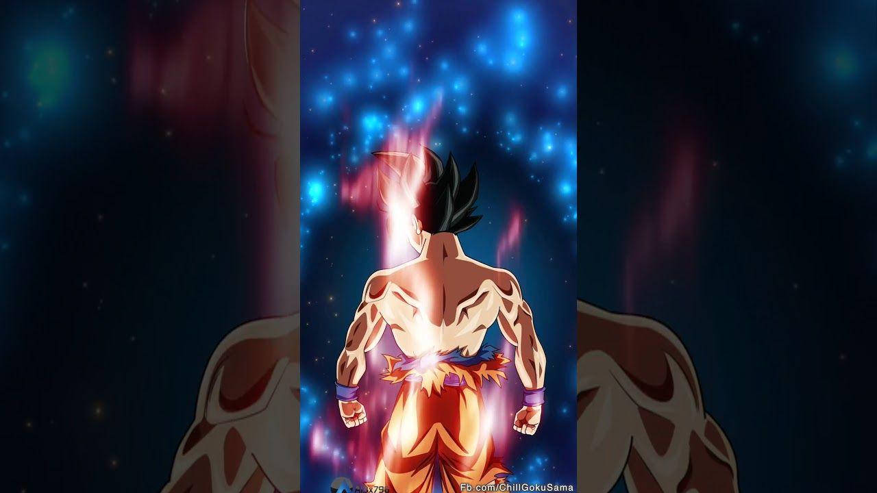 Ryggmuskulaturultra Instinct Goku. Wallpaper