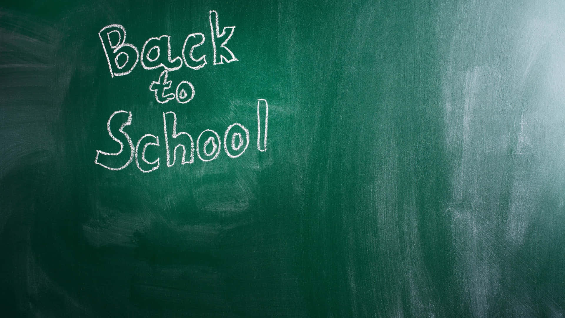 A Blackboard With The Word Back To School Written On It
