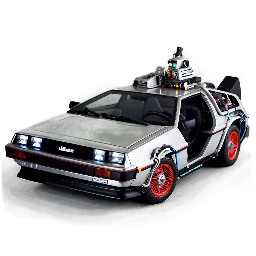 Back To The Future Delorean At Night Png 60 PNG