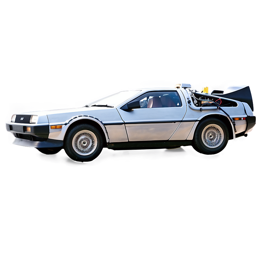 Download Back To The Future Delorean Flying Png 06112024