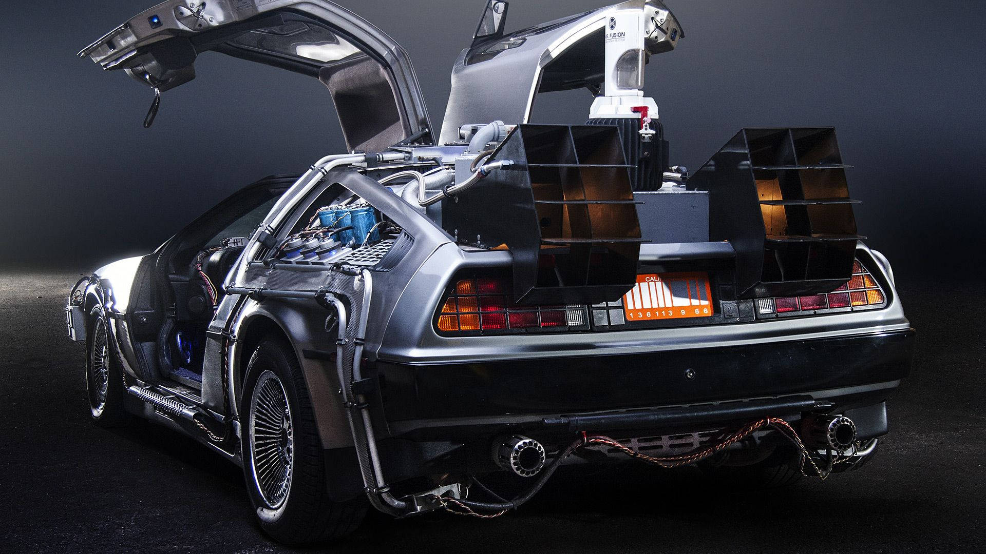 Back To The Future DeLorean Time Machine Wallpaper