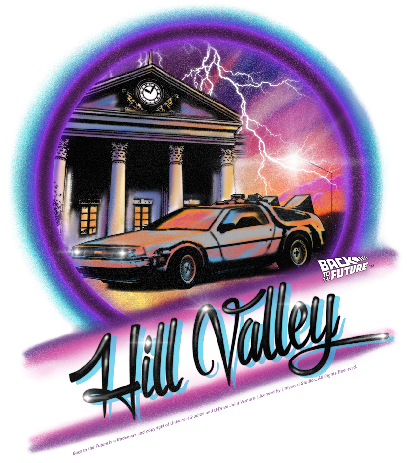 Download Back To The Future Hill Valley De Lorean Time Travel