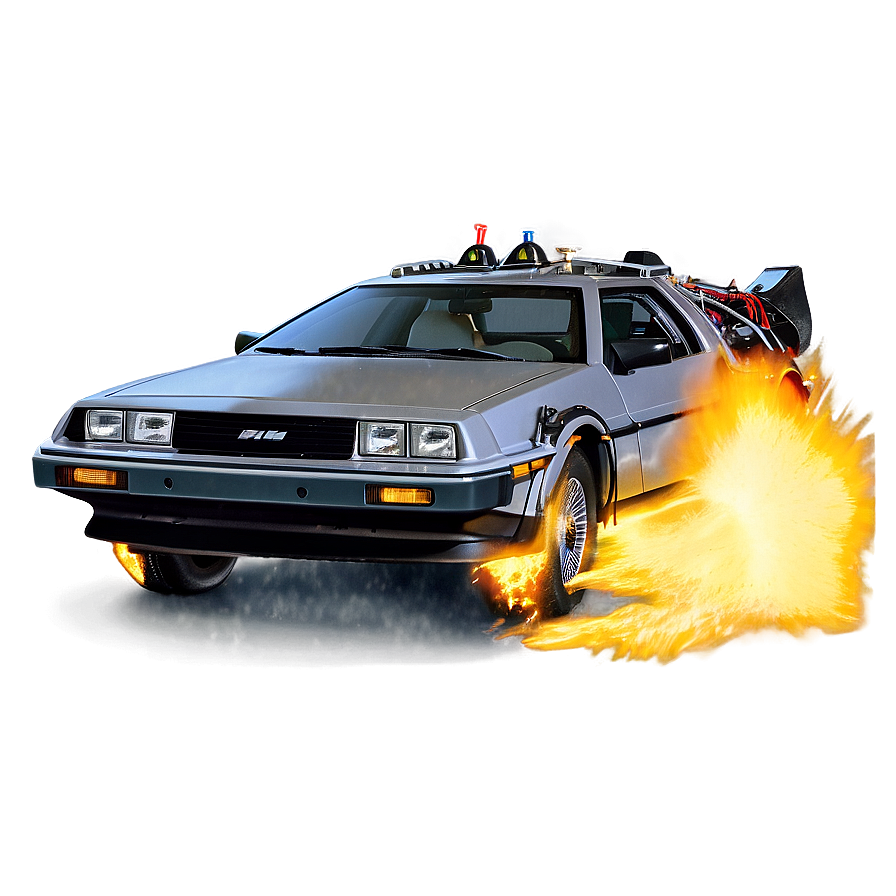 Download Back To The Future Lightning Strike Scene Png Ihy | Wallpapers.com