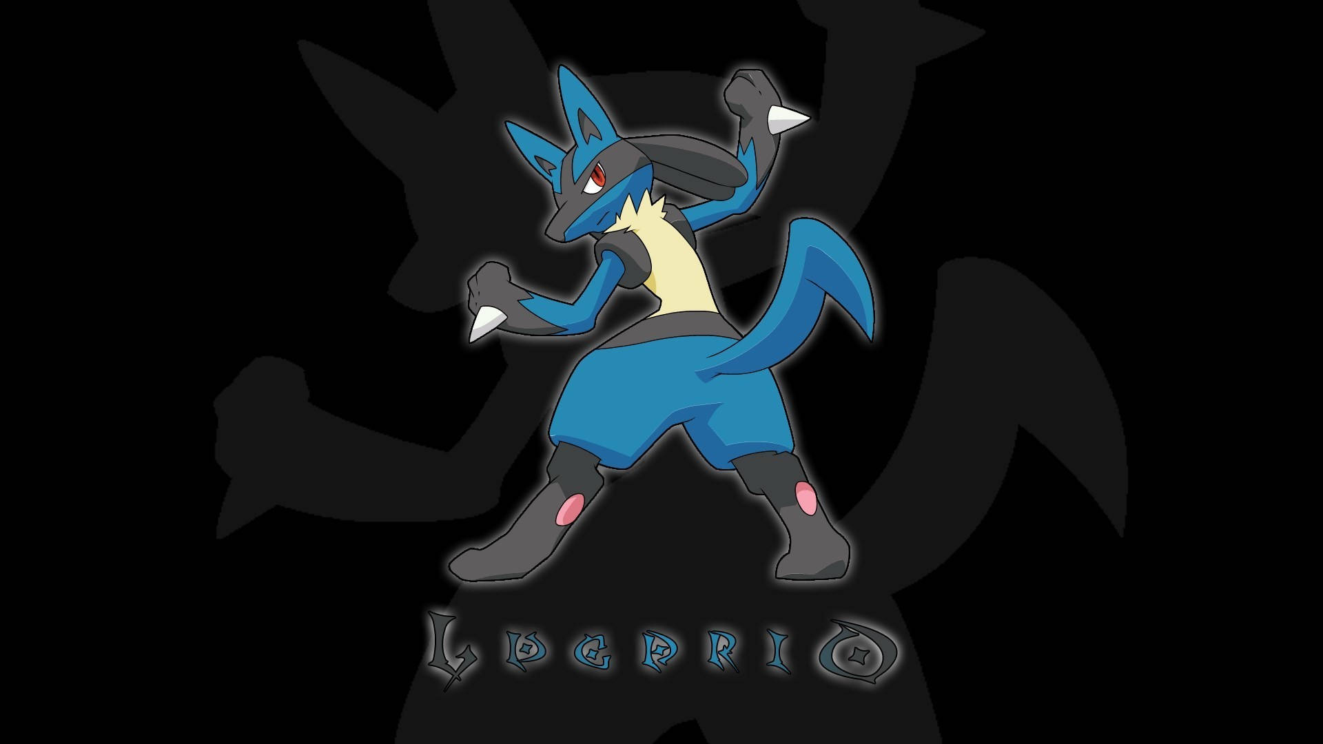 Experience the Might of Lucario! Wallpaper