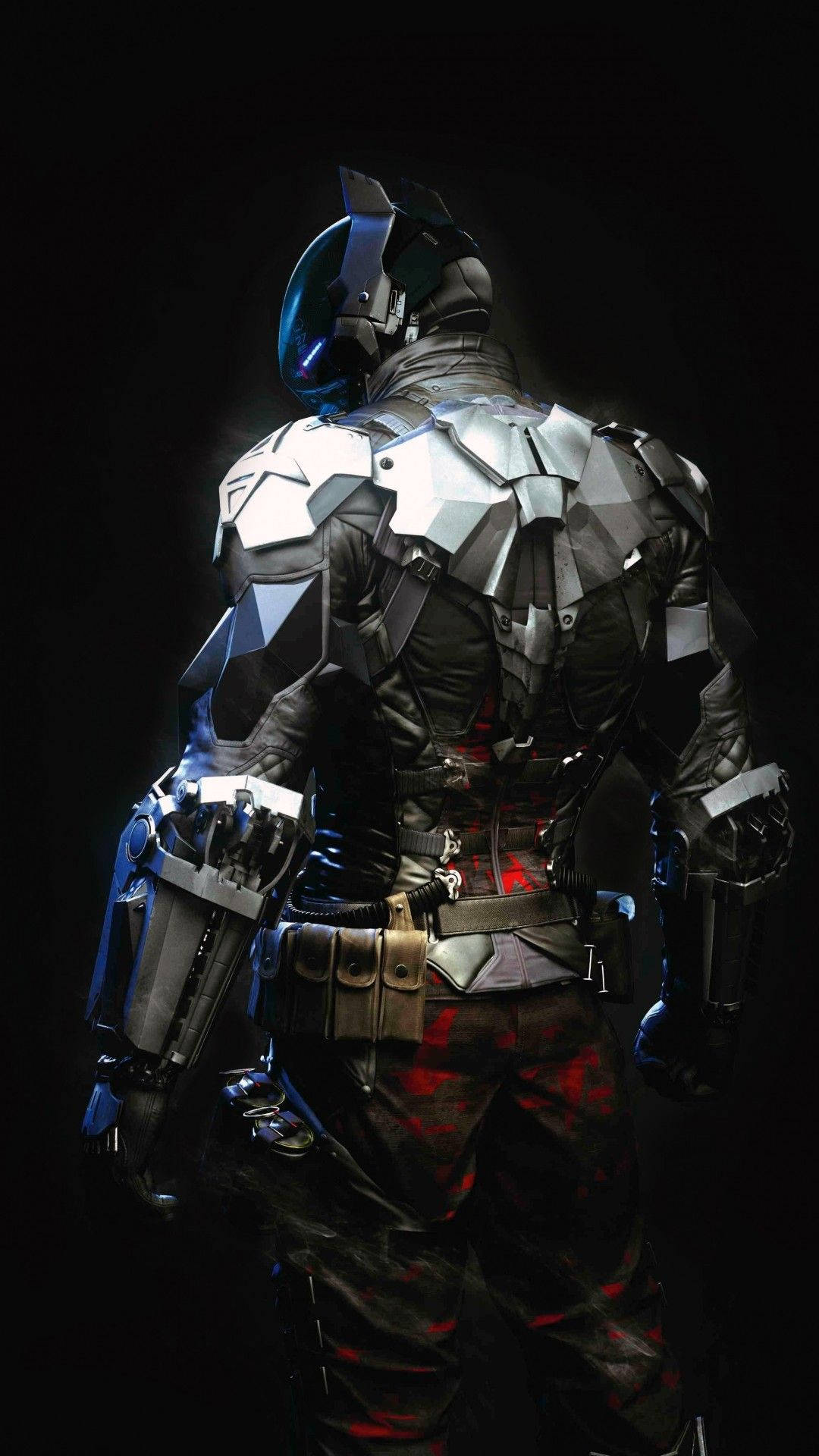 Back View Of Batman Arkham Knight iPhone Wallpaper