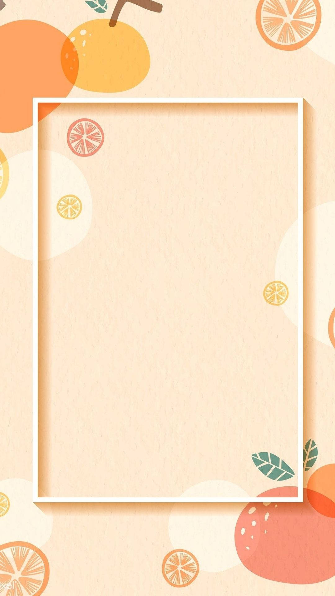 Background Of Pastel Orange Aesthetic Wallpaper