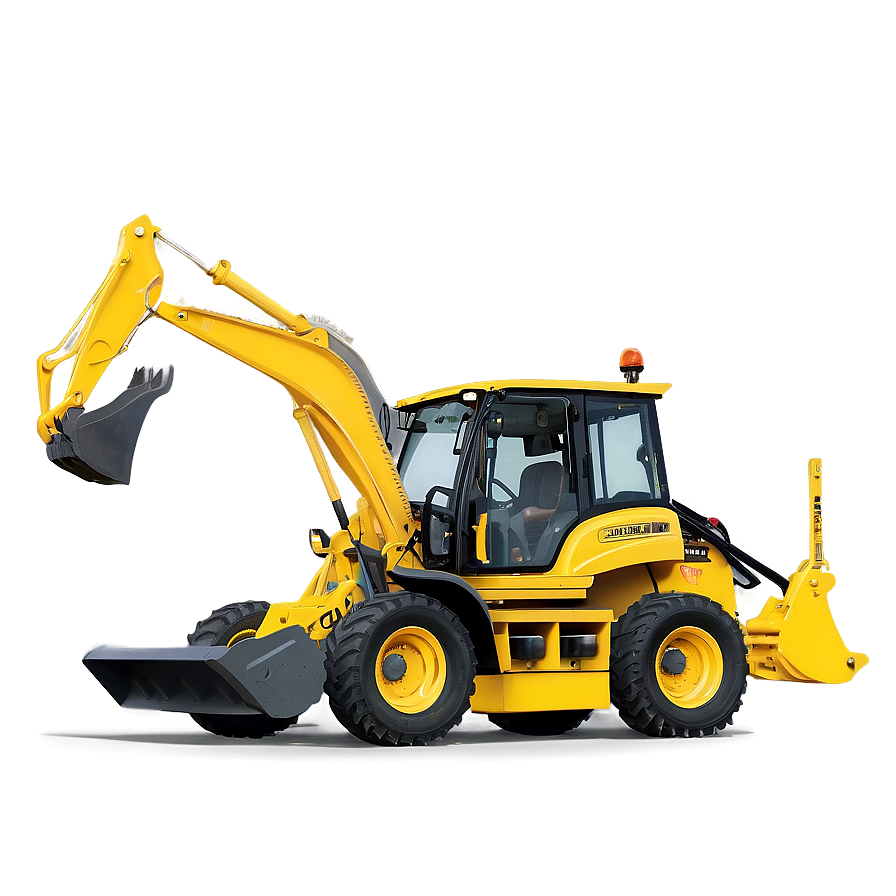 Backhoe For Landscaping Png Cij71 PNG