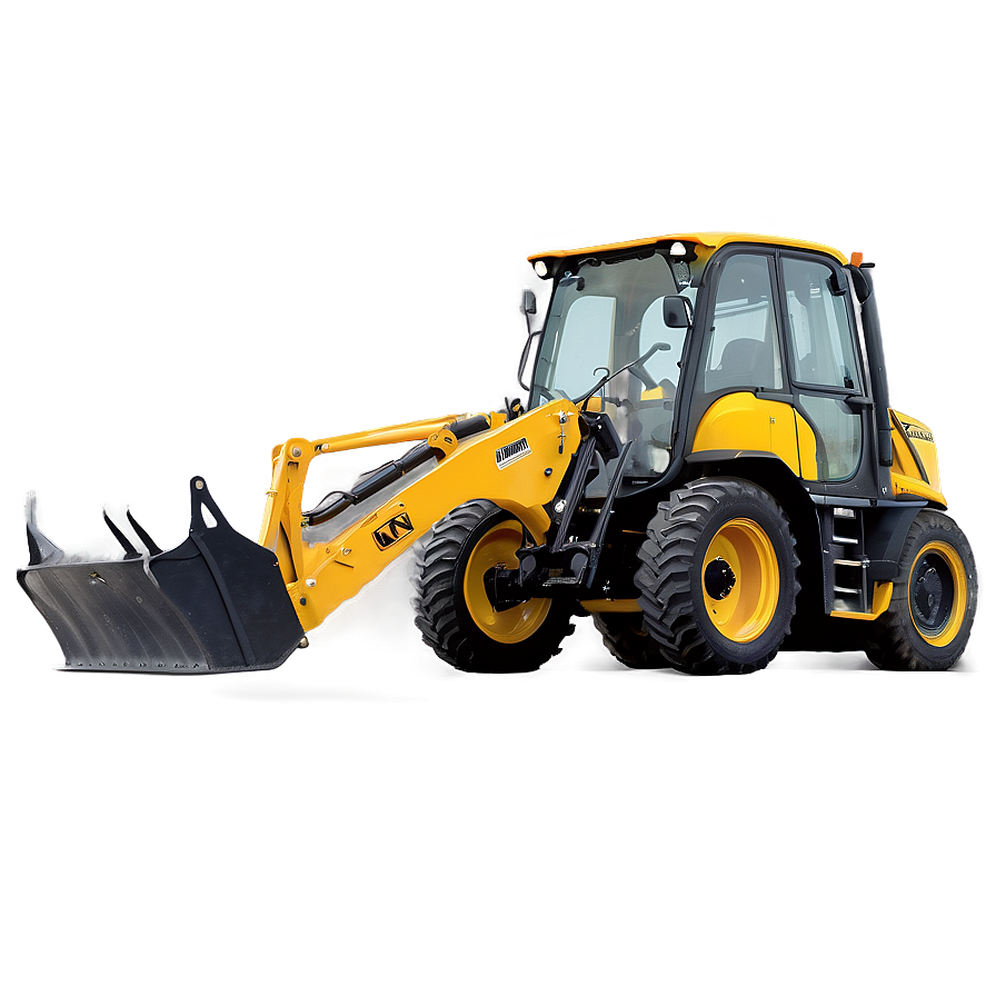 Backhoe Loader In Action Png 48 PNG