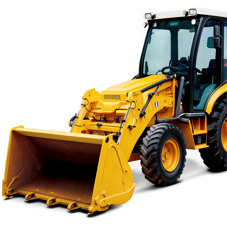 Backhoe Loader With Bucket Png Inr PNG