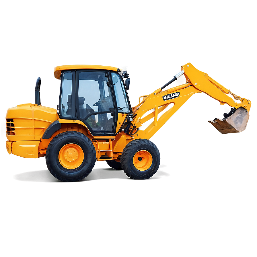 Backhoe Loader With Bucket Png Vdp41 PNG