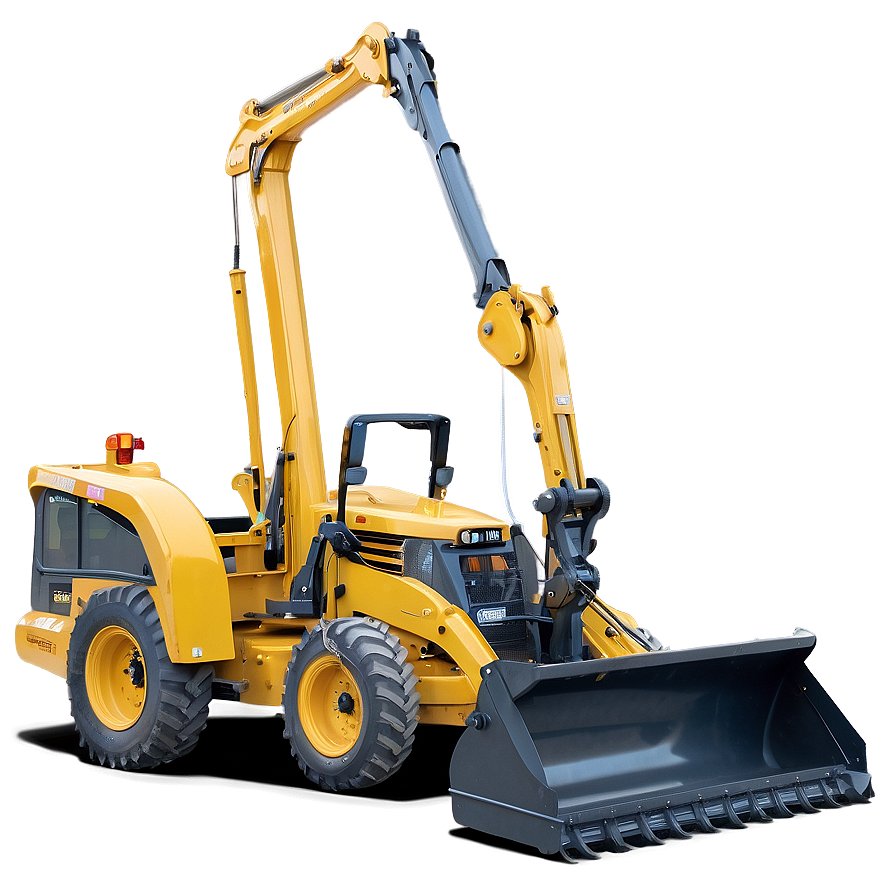 Backhoe With Hydraulic Arm Png Tmb23 PNG