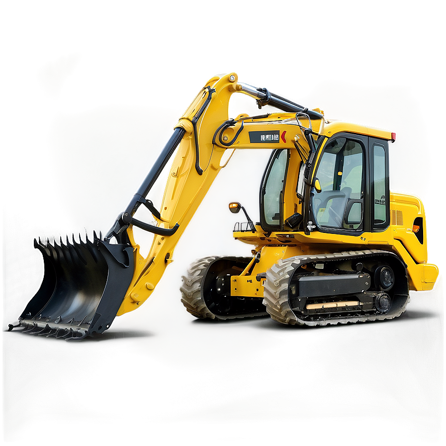 Backhoe With Operator Cabin Png Sqa PNG