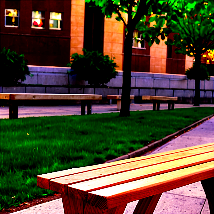 Download Backless Park Bench Png 06202024 | Wallpapers.com