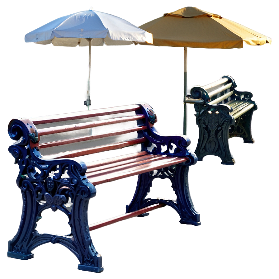 Download Backless Park Bench Png Yka | Wallpapers.com