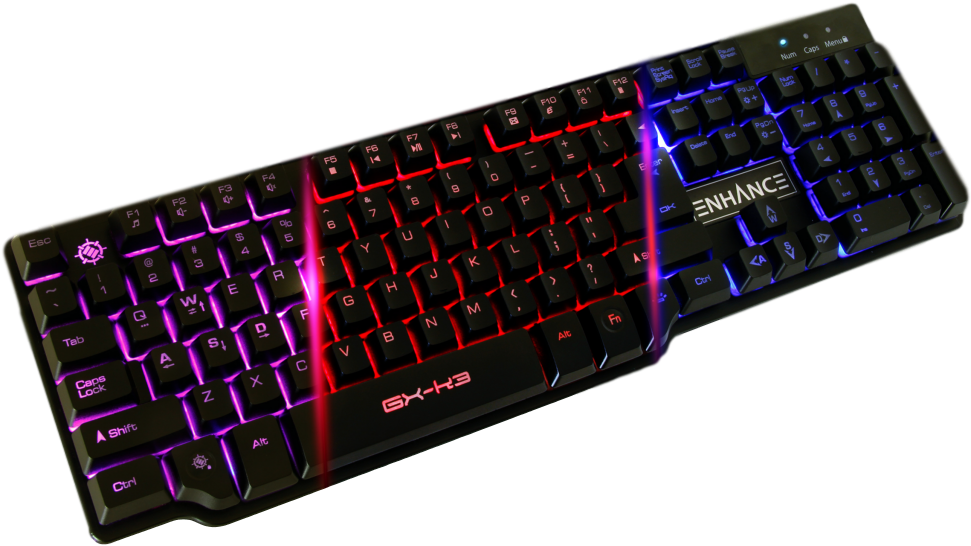 Backlit Gaming Keyboard E N H A N C E PNG