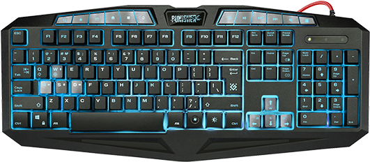 Backlit Gaming Keyboard PNG