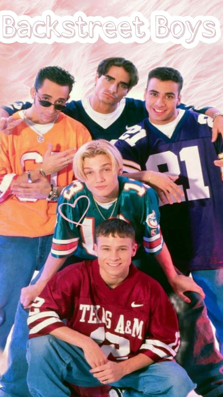 Backstreet Boys - A Poster With A Group Of Young Men