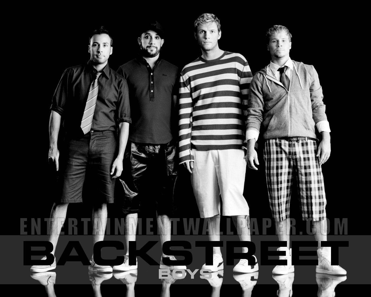 Backstreet Boys Black And White Background