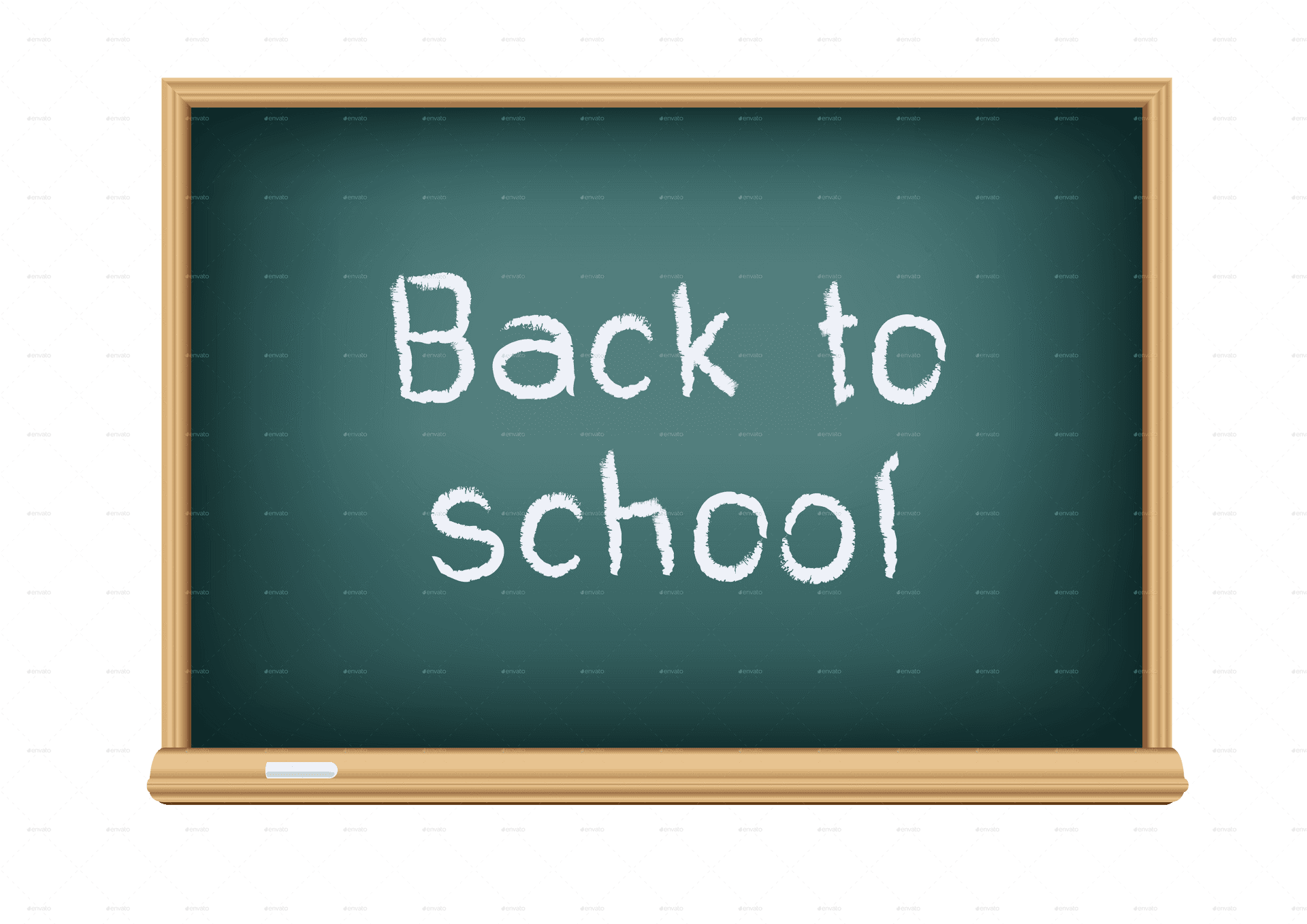 Backto School Chalkboard PNG