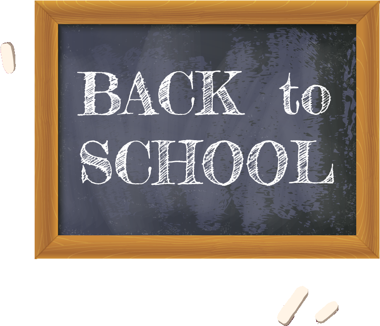 Backto School Chalkboard PNG