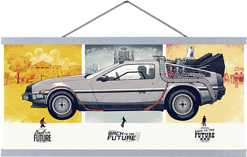 Backtothe Future De Lorean Art PNG