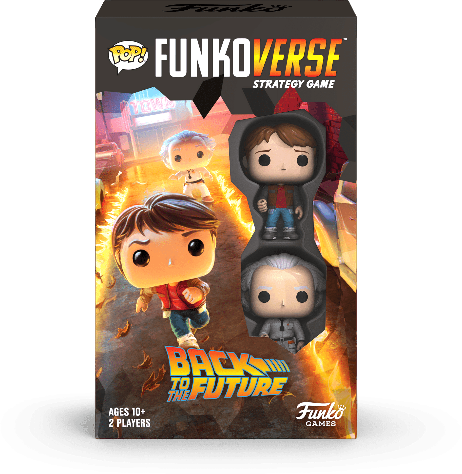 Backtothe Future Funkoverse Strategy Game Box PNG