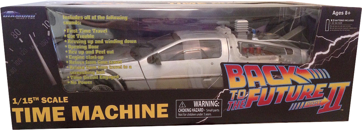 Backtothe Future I I Delorean Time Machine Toy PNG