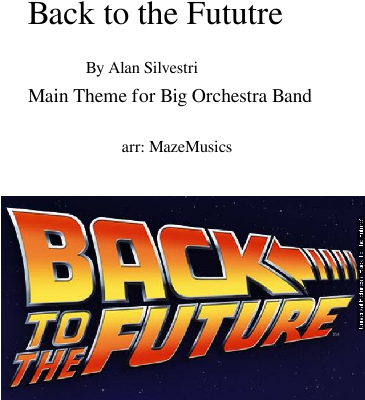 Backtothe Future Orchestra Sheet Music PNG