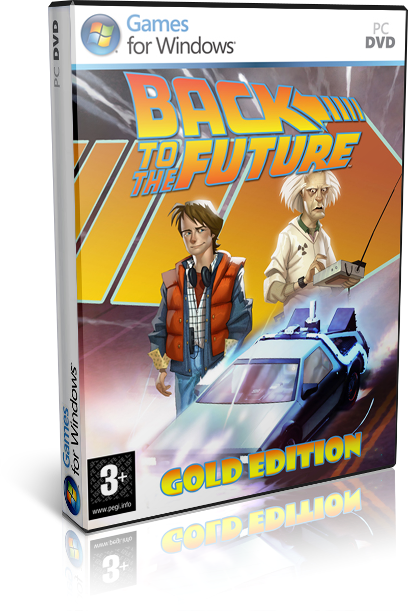 Backtothe Future P C Game Gold Edition Cover PNG