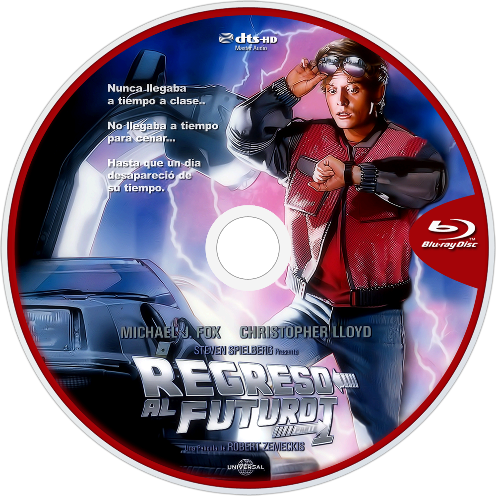 Backtothe Future Spanish Bluray Disc PNG