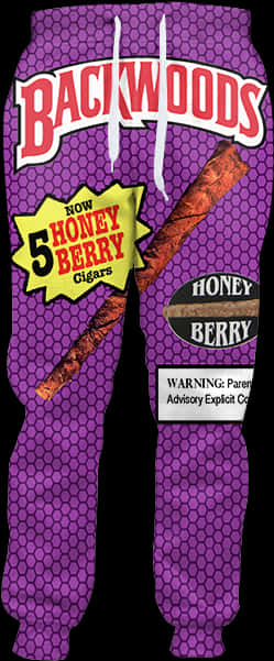 Backwoods Honey Berry Cigar Pants Design PNG