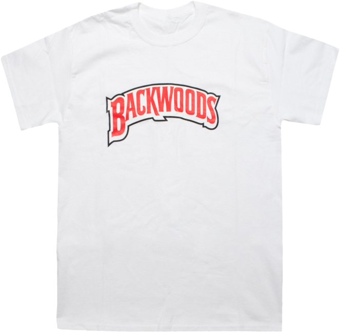 Backwoods Logo White T Shirt PNG