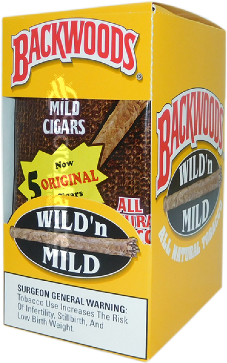 Backwoods Mild Cigars Box PNG