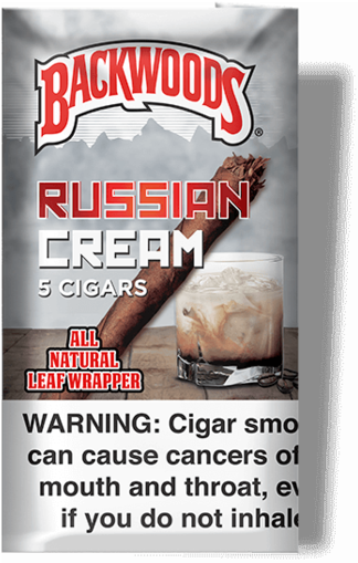 Backwoods Russian Cream Cigars Pack PNG