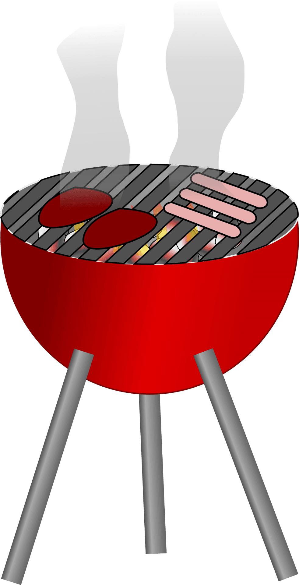 Backyard Barbecue Grill Cartoon PNG