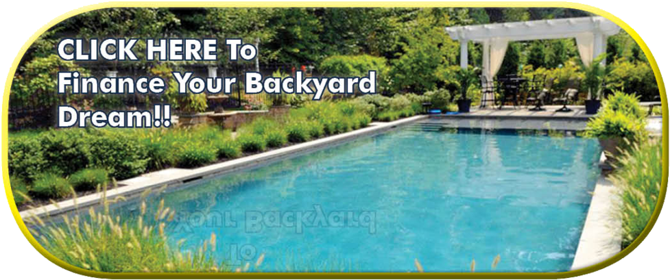Backyard Pool Financing Ad Banner PNG