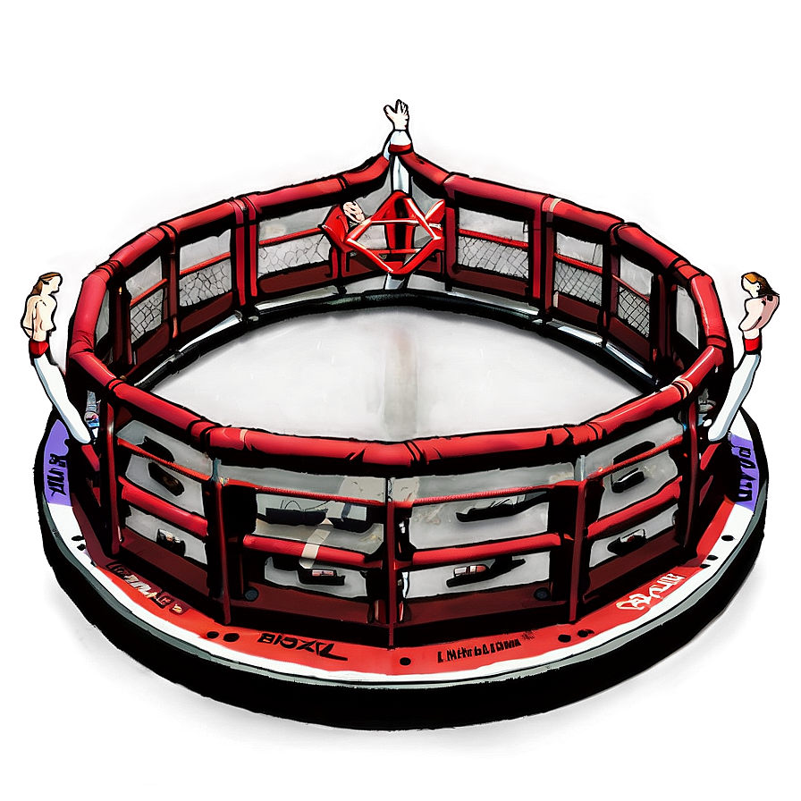 Backyard Wrestling Ring Setup Png 06212024 PNG