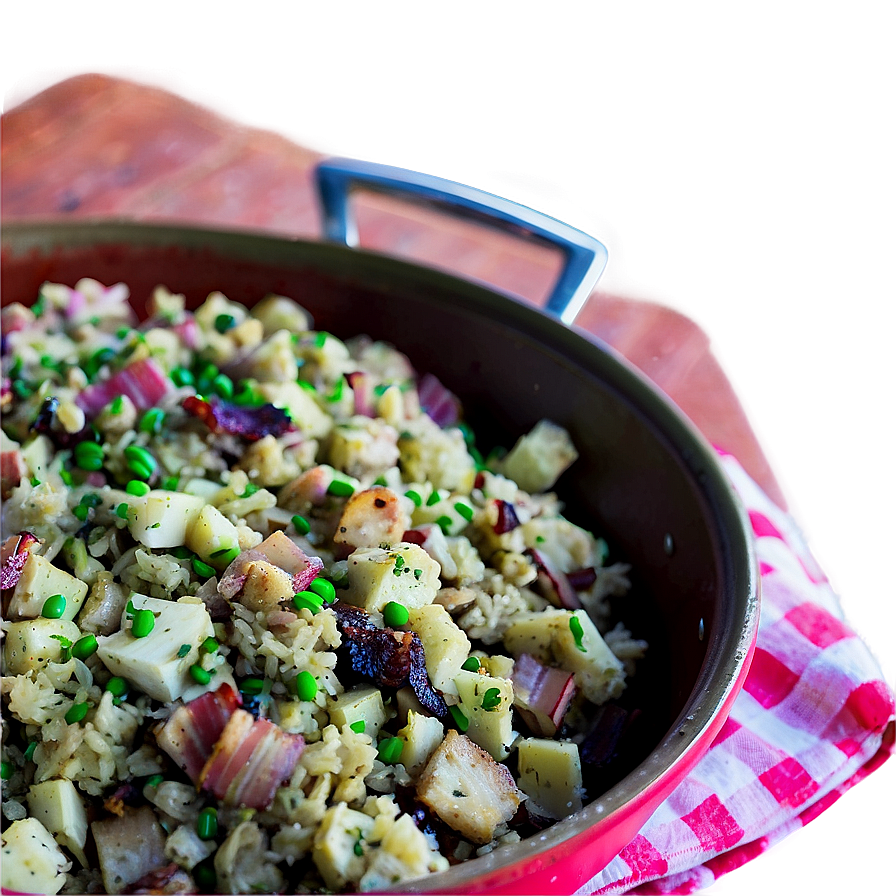 Bacon And Leek Stuffing Png 06272024 PNG