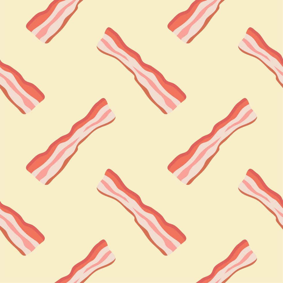 Latar Belakang Pola Bacon Wallpaper