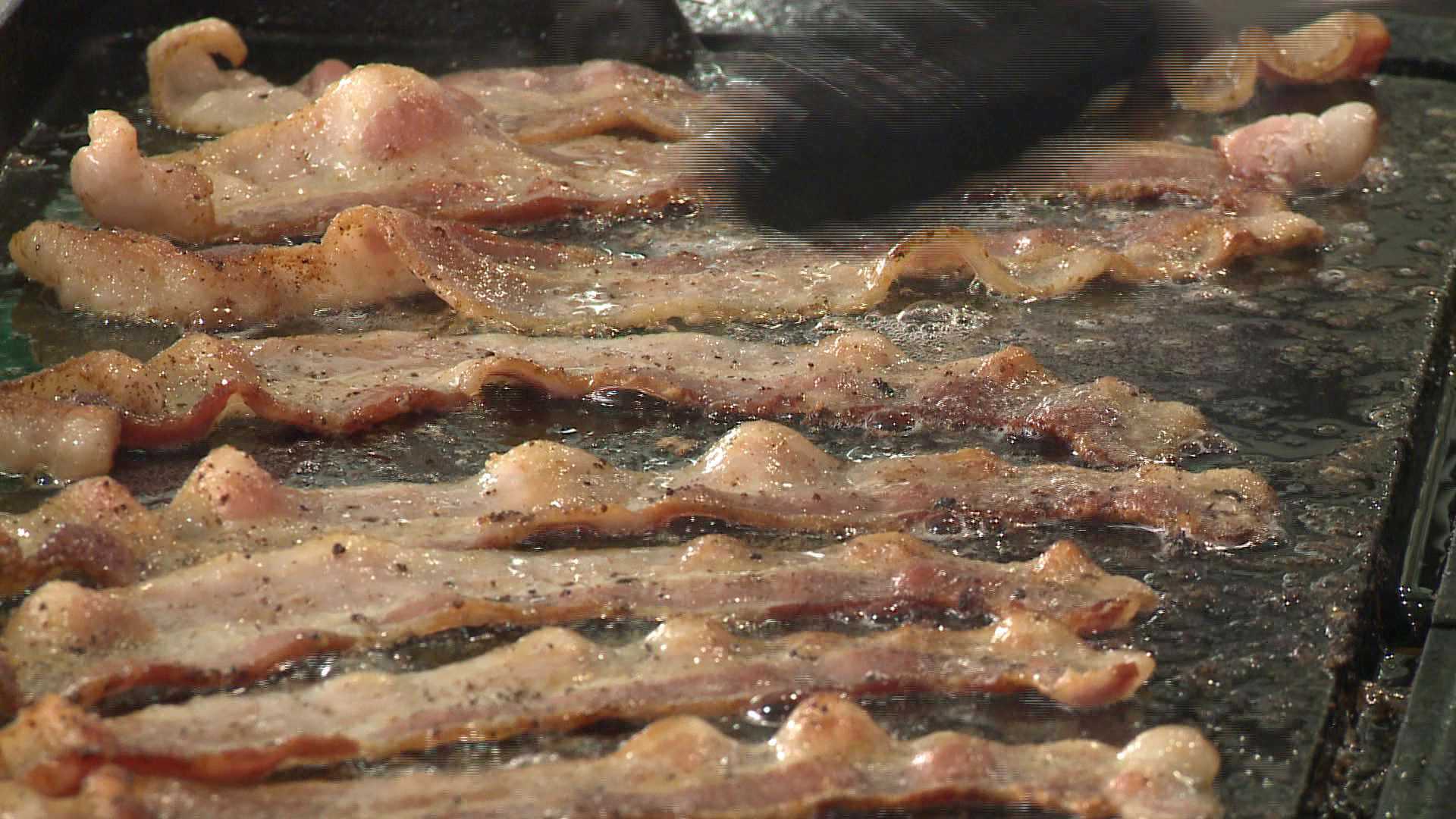Bacon On A Grill