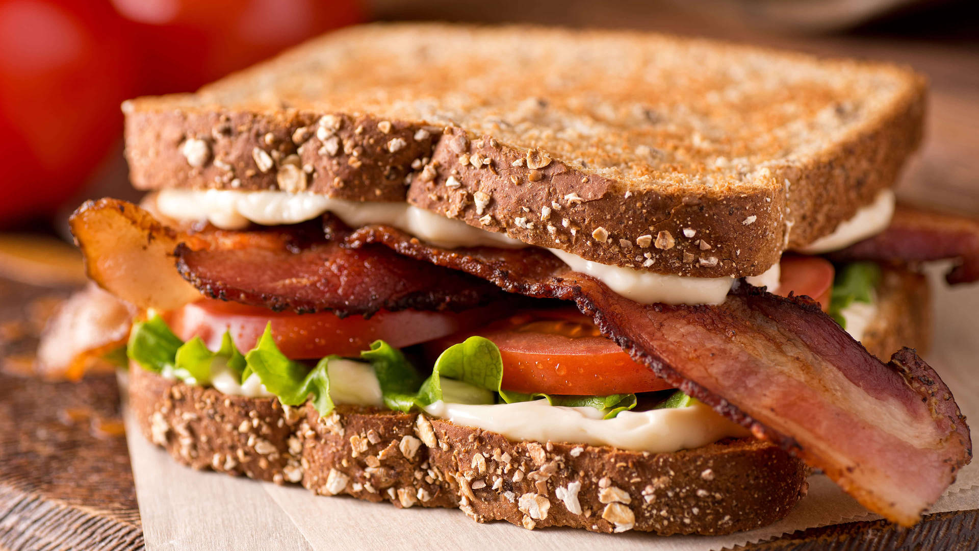 Bacon Sandwich Wallpaper